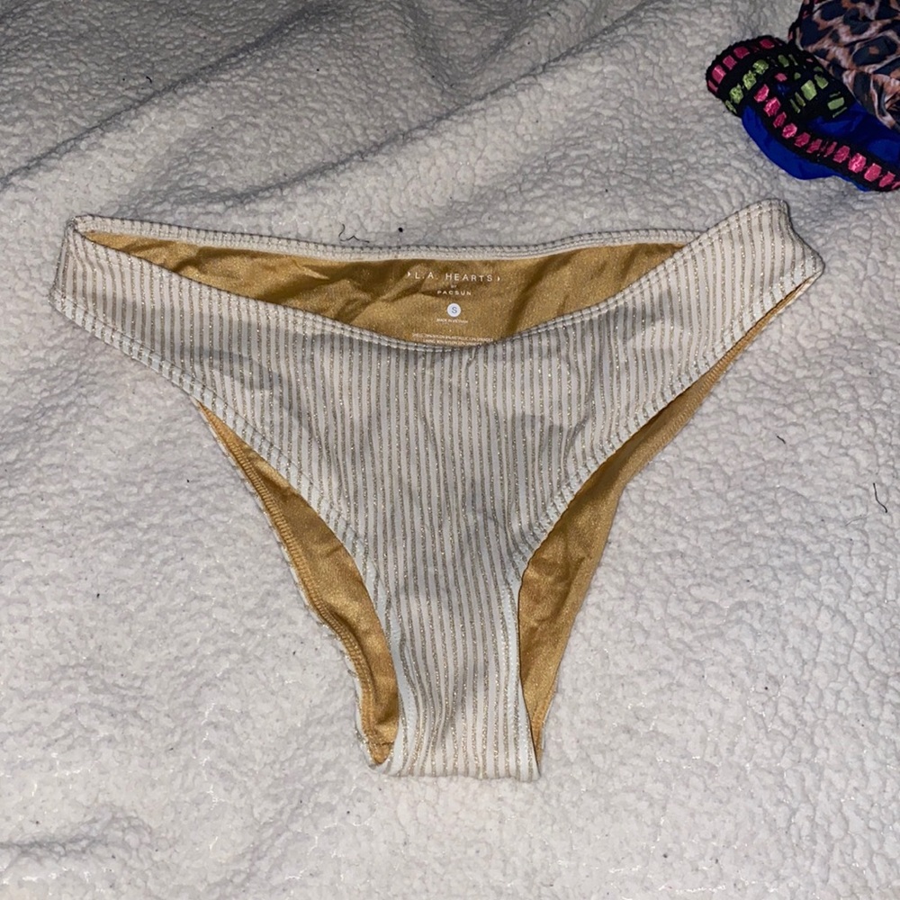 Pac sun sparkley bathing suit bottoms